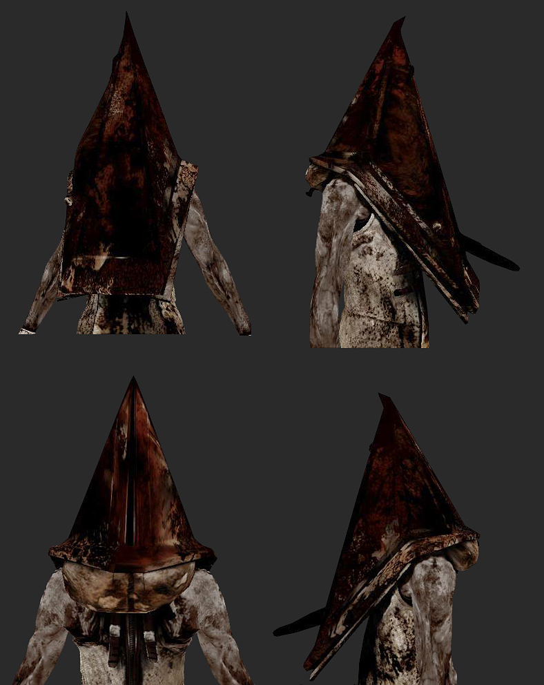 What Pyramid Head Looks Like under his helmet. (Drawing, Read